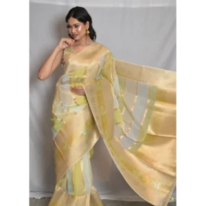 ORGANZA SILK RANGCUT DESIGN
